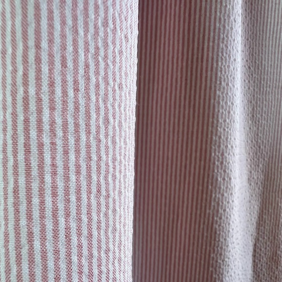 Savanna Jane “Make it Good” Pink Seersucker Floral Embroidered Top - Picture 6 of 8